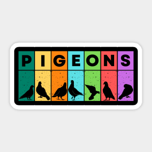 PIGEONS Sticker